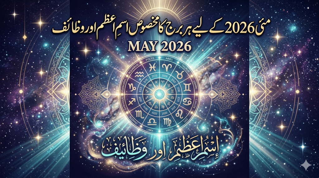 May 2026 Ke Liye Har Burj Ka Makhsoos Ism-e-Azam aur Wazaif
